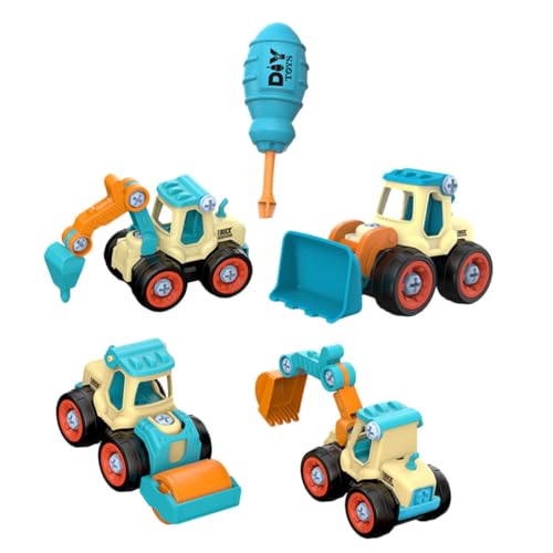 Vaguelly 1 Satz technisches Fahrzeugmodell Kinder geschirrset Spielzeug kinderspielzeug Werkzeug Spielzeuge Spielzeug für Kleinkinder Geschenk für Kinder Kleinkind zerlegt Spielzeug Puzzle von Vaguelly