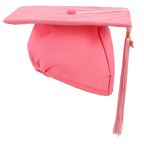 WOONEKY 2023 Abschlusskappe Graduiertenkappe Absolventendekorationen Polyester Abschlusshüte Für Erwachsene Elastische Abschlusshüte Abschlusszubehör Abschlusshüte Bastel von WOONEKY