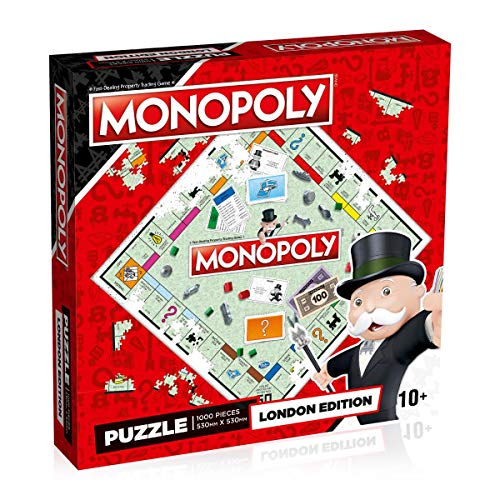 Winning Moves London Monopoly Jigsaw Puzzle Game,Red,1000 Piece von Winning Moves