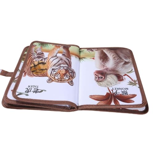 perfk Baby-Knisterbuch, Baby-Bücher, Spielzeug, 6–18 Monate, Simulation, kognitives Bilderbuch, Handpuppe, von perfk