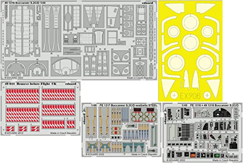 Eduard EDUBIG49358 1/48 Big Ed Blackburn Baccania S.2C/D Teile-Set (für Airfix) Kunststoff-Modellteile von Eduard