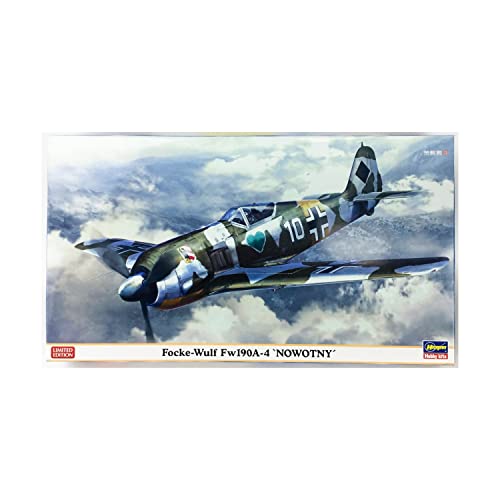 ハセガワ 607506 Hasegawa 1:48 Focke-Wulf FW190A-4 Nowotny Modellbausatz, Geformte Farbe von ハセガワ