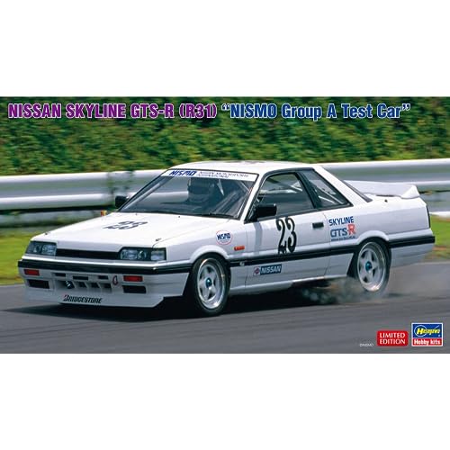 ハセガワ 620549 Hasegawa 1:24 Nissan Skyline GTS-R (R31) - Nismo Gruppe A Testauto Modellbausatz, Geformte Farbe, Large von ハセガワ