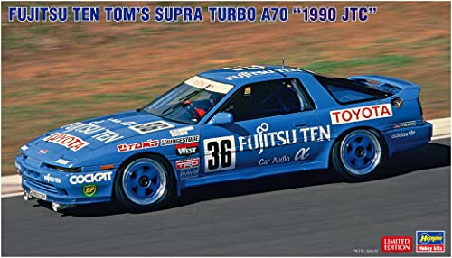 ハセガワ Hasegawa - 1/24 Fujitsu Ten Tom`s Supra Turbo A70, 1990JTC - Plastikmodellbausatz von ハセガワ