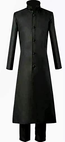 通用 Anime Darker Than Black Hei Cosplay Uniform Outfit Halloween Erwachsene Kostüme für Damen/Herren Karneval (Groß, Herren) von 通用