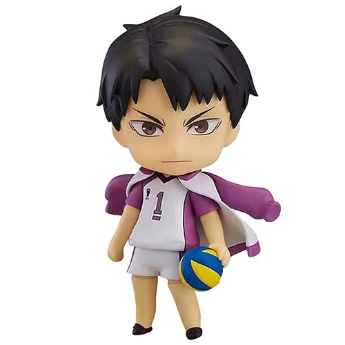 Anime Haikyuu!! Figur - Q Version Hinata Syouyou Actionfiguren, Kageyama Tobio Figur Skulptur Modell Handgemachte Spielzeuge Sammlerstück für Desktop Dekoration Fans Geschenke (Ushijima Wakatoshi) von 通用