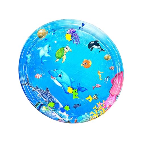 Aufblasbares Wasserpad, Katzenwasserspielmatte - Empfindliche aufblasbare Outdoor-Haustier-Spielmatte, Wasser-Putting-Matte mit faltbarem Design für Boden, Fliesen, Rasen von ノーブランド品