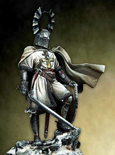 Goodmoel 90 mm 1/18 Mittelalterlicher Teutonic Knight Resin Soldier Model Kit Unmontierte und unbemalte Miniatur / Ac1-37 von 通用