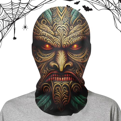 Gruselige böse Geistermaske, Halloween Horror Maske - Gruselige Geistermaske Horror Böse Geistermaske für gruselige Halloween-Kostüme | Böse Geistermasken Gruseliges Halloween Erwachsene Mesh Kostüm von ノーブランド品