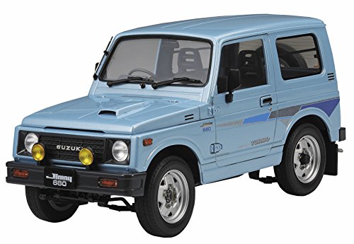 Hasegawa 020301 1/24 Suzuki Jimmy JA 11-1 Plastikmodellbausatz, Modelleisenbahnzubehör, Hobby, Modellbau, Mehrfarbig, 1:24 Scale von ハセガワ