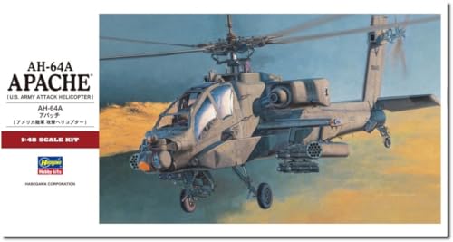 Hasegawa 120116 607224 1/48 AH-64A Apache, Mehrfarbig von ハセガワ