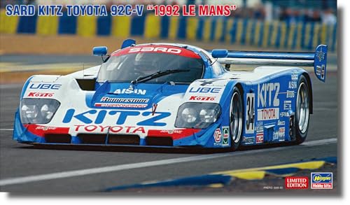 Hasegawa 120116 620706 1/24 Sard Kitz Toyota 92C-V, 1992 Le Mans, Mehrfarbig von ハセガワ