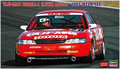 Hasegawa 20630 1/24 Taji-Max Corolla, Levin AE101, 1993 Inter Tec Modellbausatz, Mehrfarbig, M von ハセガワ