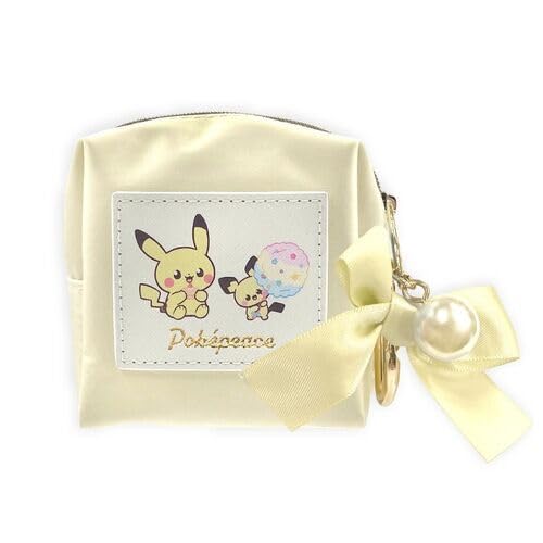 PokePeace Mini Pouch with Carabiner Pikachu & Pichu (Sweets Shop) von マリモクラフト
