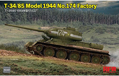 RYE FIELD MODEL RFM5040 T-34/85 Model 1944 No.174 Factory 1:35 von ライフィールドモデル