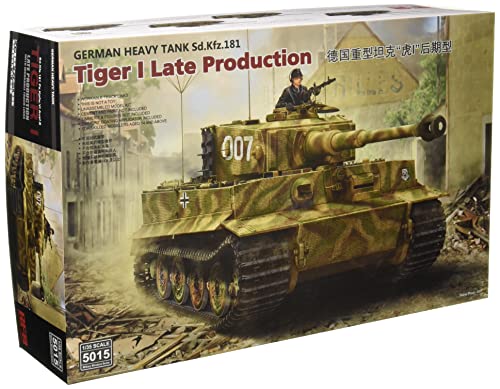 RYE FIELD MODEL RM5015 Plastikbausatz Tiger I Late Production, Mehrfarbig von ライフィールドモデル