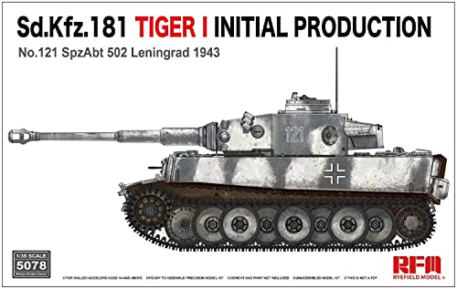 Rye Field Model RM5078 5078 Tiger I initial production - Leningrad Tiger Maßstab 1:35 Modellbau, RFM5078 von ライフィールドモデル