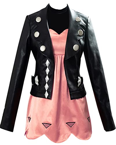 Schwert Schild Marnie Cosplay Kostüm Erwachsene Weiblich Mädchen Kleid Jacke Outfits Halloween Komplettes Set (L, Rosa) von 通用