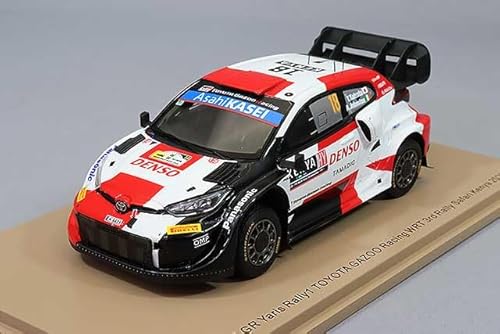 ☆ Spark 1/43 Toyota GR Yaris Rally 1 GAZOO Racing WRT Safari Rally 2022 3. Platz #18 Takamoto Katsuta/A. Johnston von Spark