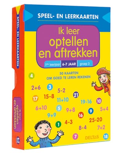 Speel- en leerkaarten - Ik leer optellen en aftrekken (6-7 j.): 50 kaarten om goed te leren rekenen von -