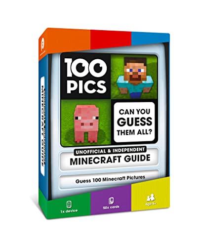 100 PICS Unofficial and Independent Minecraft Guide - Travel Card Game, Pocket Puzzles for Kids and Adults von 100 PICS