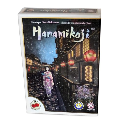 2Tomatoes Games | Hanamikoji | Brettspiel | Wettkämpfe und Erhalten Sie die Gefälligkeit der sieben Illustratoren Geishas | 2 Spieler | Katalanisch | Thema: Geishas Japan von 2 Tomatoes Games