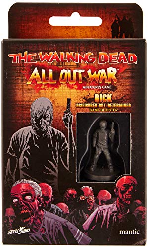 2Tomatoes Games | The Walking Dead - Rick Disfigured but Determined | Brettspiel Sammlerstücke | Neue Taktische Entscheidungen treffen und die Zombie-Apokalypse überleben | 1-2 Spieler | Spanisch von 2Tomatoes Games