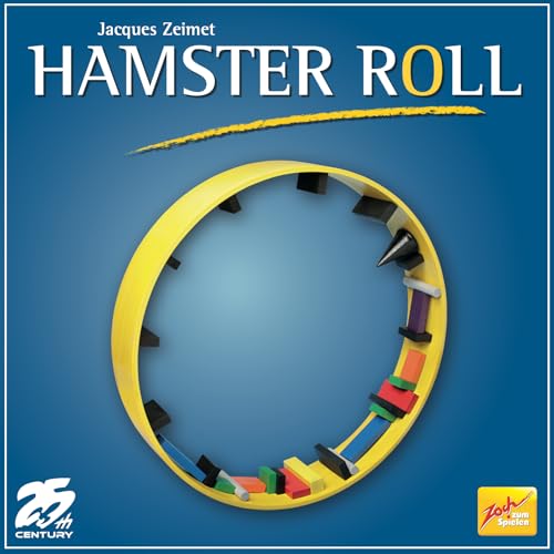 Hamsterrolle, einzigartigstes Geschicklichkeitsspiel, Holzblöcke in ein rotierendes Rad legen - 25th Century Games von 25th Century Games