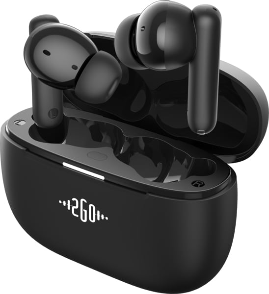 2GO Bluetooth Headset Acoustic Focus True Wireless Stereo (ANC, 5 h, Kabellos), Kopfhörer, Schwarz von 2GO