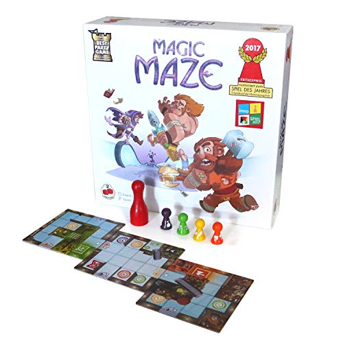 2Tomatoes Games Magic Maze | kooperatives Brettspiel | Sprachen: Spanisch und Katalanisch | 1-8 Spieler | Alter: ab 8 Jahren | Zusammenarbeit und Rätsellösung von 2 Tomatoes Games