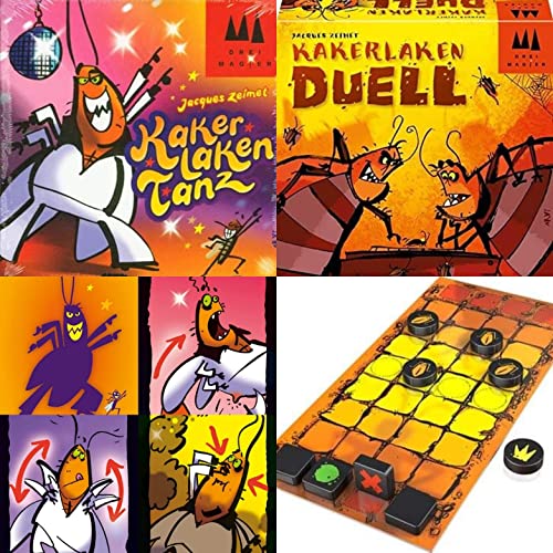 2er Set Kakerlaken Kartenspiele Schmidt Spiele : Kakerlakentanz und Kakerlaken Duell, DREI Magier Kartenspiel von 2er Set