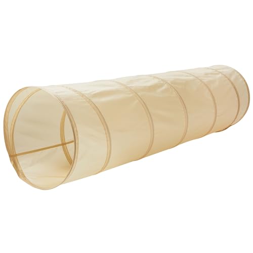 3 Sprouts - Krabbeltunnel für Kinder ab 1 Jahr – Spieltunnel Indoor & Outdoor - Beige von 3 Sprouts