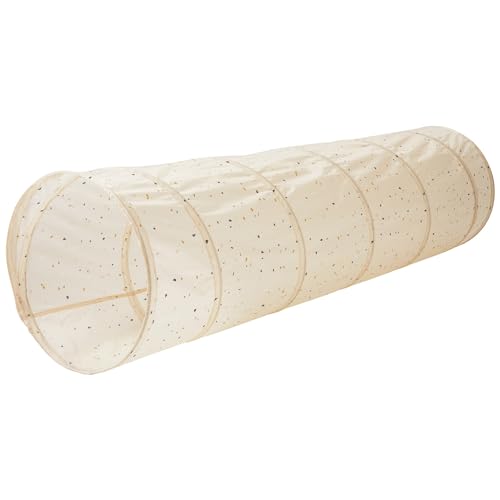 3 Sprouts - Krabbeltunnel für Kinder ab 1 Jahr – Spieltunnel Indoor & Outdoor - Terrazzo Beige von 3 Sprouts