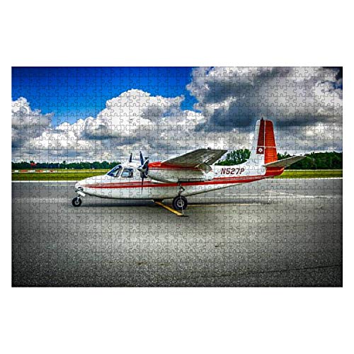 Puzzle 1000 Teile Cessna T210M Zivilflugzeug Am St. Clair County Airport, Mi Propeller Holzpuzzlespielzeug Unterhaltungsspielzeug Holzpuzzle Erwachsene Einzigartiges Design Klassische Puzzles von 385