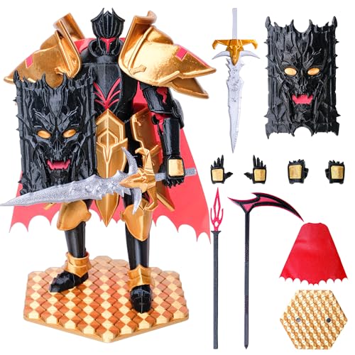 3D BEST Q Actionfigur, 22,9 cm, Black Knight (Dark Gold) von 3D BEST Q