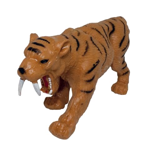 Rep Pals - Sabertooth Tiger, Dehnbares Spielzeug von Deluxebase. Super Dehnbare Tiernachbildungen, die Sich echt anfühlen, toll für Kinder von 3D LiveLife