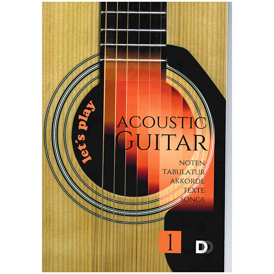 DD Verlag Let&#39;s play Acoustic Guitar 1 Songbook von DD Verlag