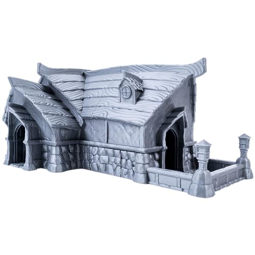 3D Vikings Fischerdorf Taverne, Maßstab 28/32mm, Unbemalt, Perfekt für Rollenspiele, Dungeons & Dragons, Warhammer und andere Miniatur-Spiele 3D Vikings Fischerdorf Taverne, Maßstab 28/32mm, Unbemalt, Perfekt für Rollenspiele, Dungeons & Dragons, Warhammer und andere Miniatur-Spiele von 3D Vikings