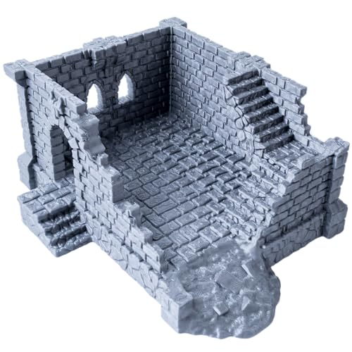 3D Vikings Ulvheim Ruins Series: Stone Ruined Outpost - Authentische Mittelalter- & Fantasielandschaft für 28/32 mm Tabletop RPGs und Wargames von 3D Vikings