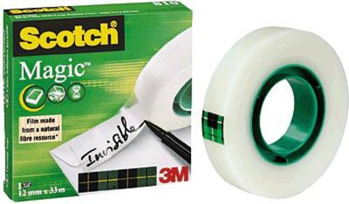 Scotch Scotch® Magic™ 810 M8101233 Klebeband Scotch® Magic™ 810 Transparent (L x B) 33m x 12mm 1St. von Scotch