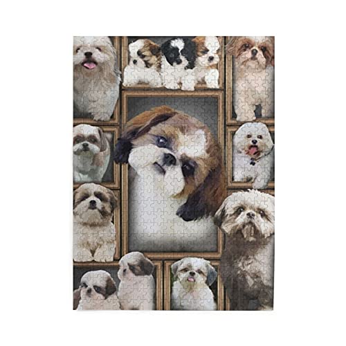 Schwierig Puzzle Shih-Tzu-Hund Lernspiele Einzigartiges Dekoration Puzzle Erwachsene Puzzle von 403