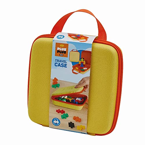 Plus-Plus 9603430 Geniales Konstruktionsspielzeug, Big Reisekoffer, Kreativ-Bausteine in praktischer Tasche mit Henkel, 15 Teile von Plus-Plus