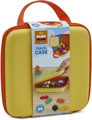 Plus-Plus 9603430 Geniales Konstruktionsspielzeug, Big Reisekoffer, Kreativ-Bausteine in praktischer Tasche mit Henkel, 15 Teile von Plus-Plus