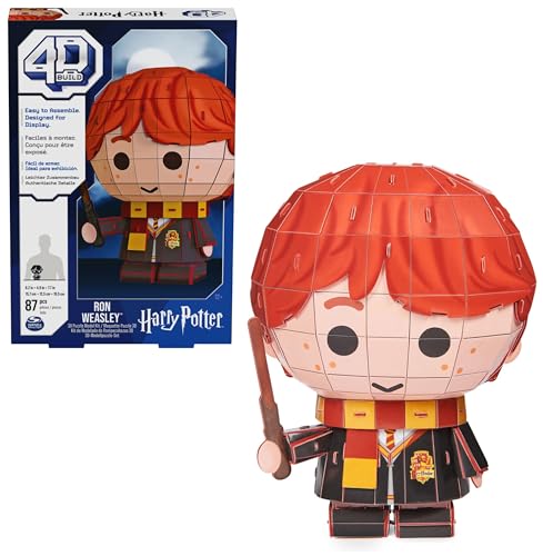 4D Build - Ron Weasley - 3D-Puzzle des beliebten Harry Potter-Filmheldens aus hochwertigem Karton, 87 Teile, für Fans der magischen Abenteuerserie ab 12 Jahren von 4D Build