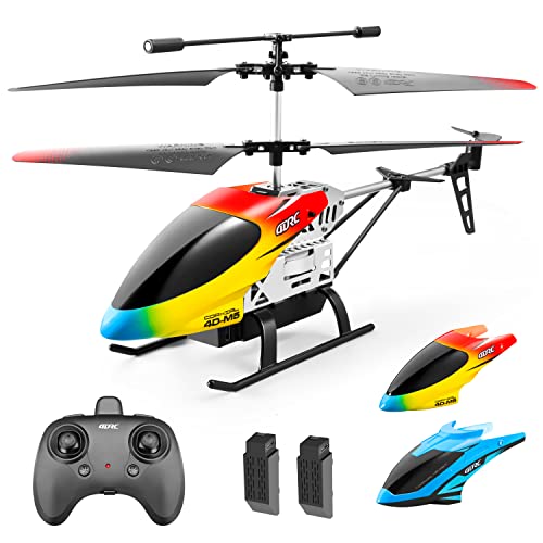 4DRC M5 Hubschrauber Ferngesteuert,für Einsteiger,Indoor RC Helikopter Spielzeug mit LED-Beleuchtung,2,4GH 3,5Ch RC Heli mit Gyro Schwebefunktion,Spielzeug Geschenk für Jungen Mädchen von 4DRC