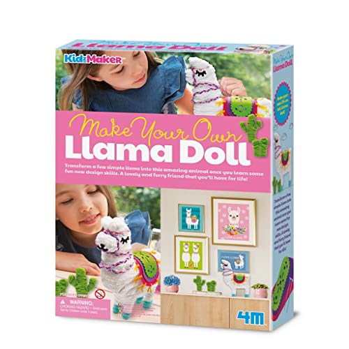 4M - 404755 - KidzMaker - Make Your Own Llama Doll von 4M