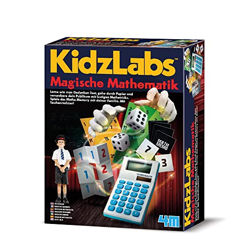 4M 68479 Magische Spannende Spiele & Zauberei Math Puzzle für Kinder, Mathematik Spaß & Lernspiele, Mehrfarbig von 4M