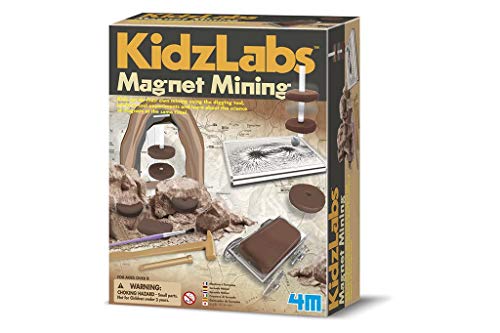 4M 00-03396 Kids Labs Magnet Mining, Brown von 4M