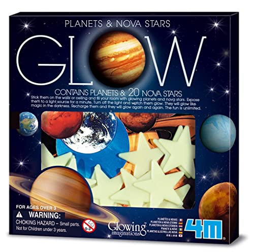 4M Glow in The Dark Planets and Nova Stars 20pcs von 4M