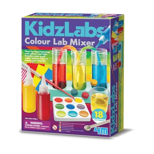 4M KidzLabs 404919 Farblabormischer für Kinder ab 5 Jahren, Wasserwissenschaft und Kunst von 4M